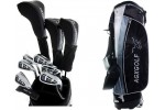 AGXGOLF XLT MEN'S RIGHT HAND GOLF SET: +DRIVER+3WD+HYBRID+5-PW IRONS+PUTTER. GRAPHITE SHAFTS